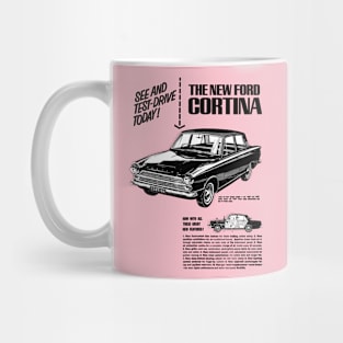 FORD CORTINA MK1 - advert Mug